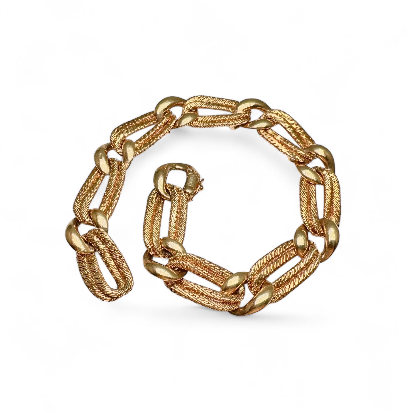 GEORGES LENFANT Rare bracelet en or jaune