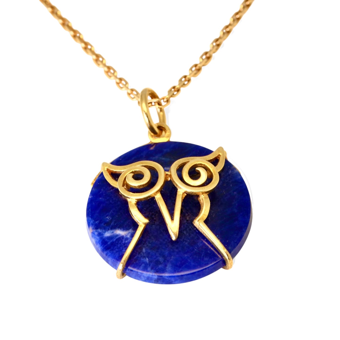 Illias LALAOUNIS Pendentif chouette ou hibou.