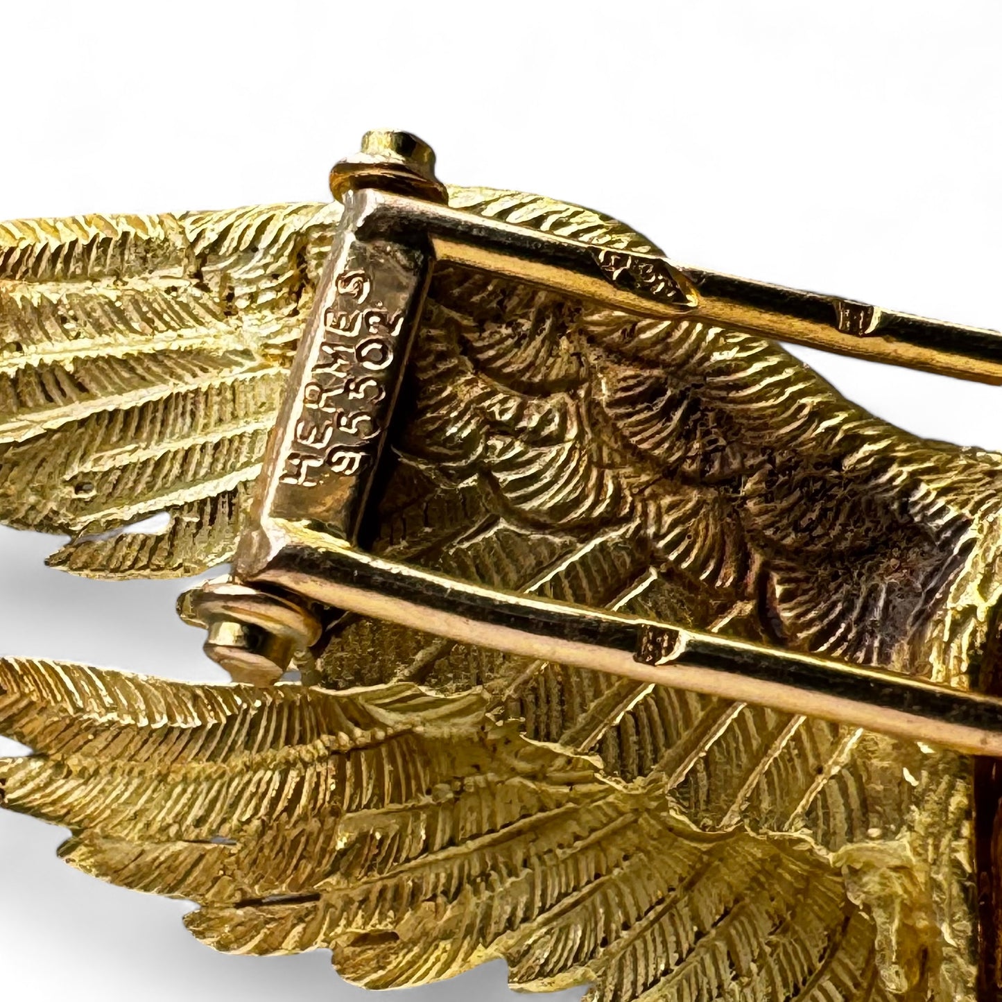 HERMÈS par GEORGES LENFANT Broche « Canards »