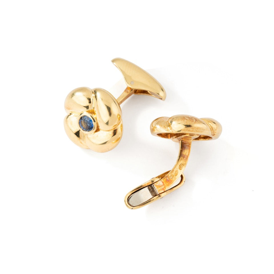 Boutons de manchette FRED en or jaune
