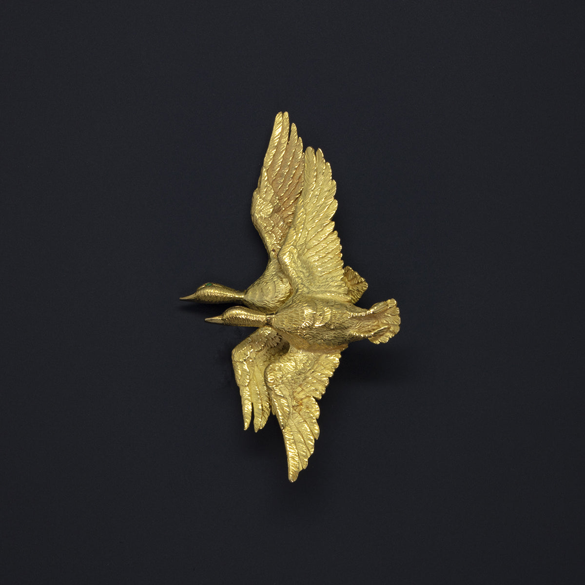 Broche « Canards » signée Hermès