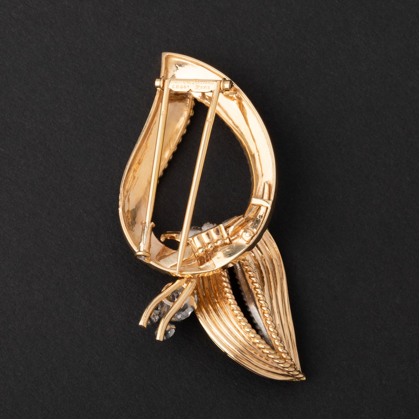 Broche Feuille