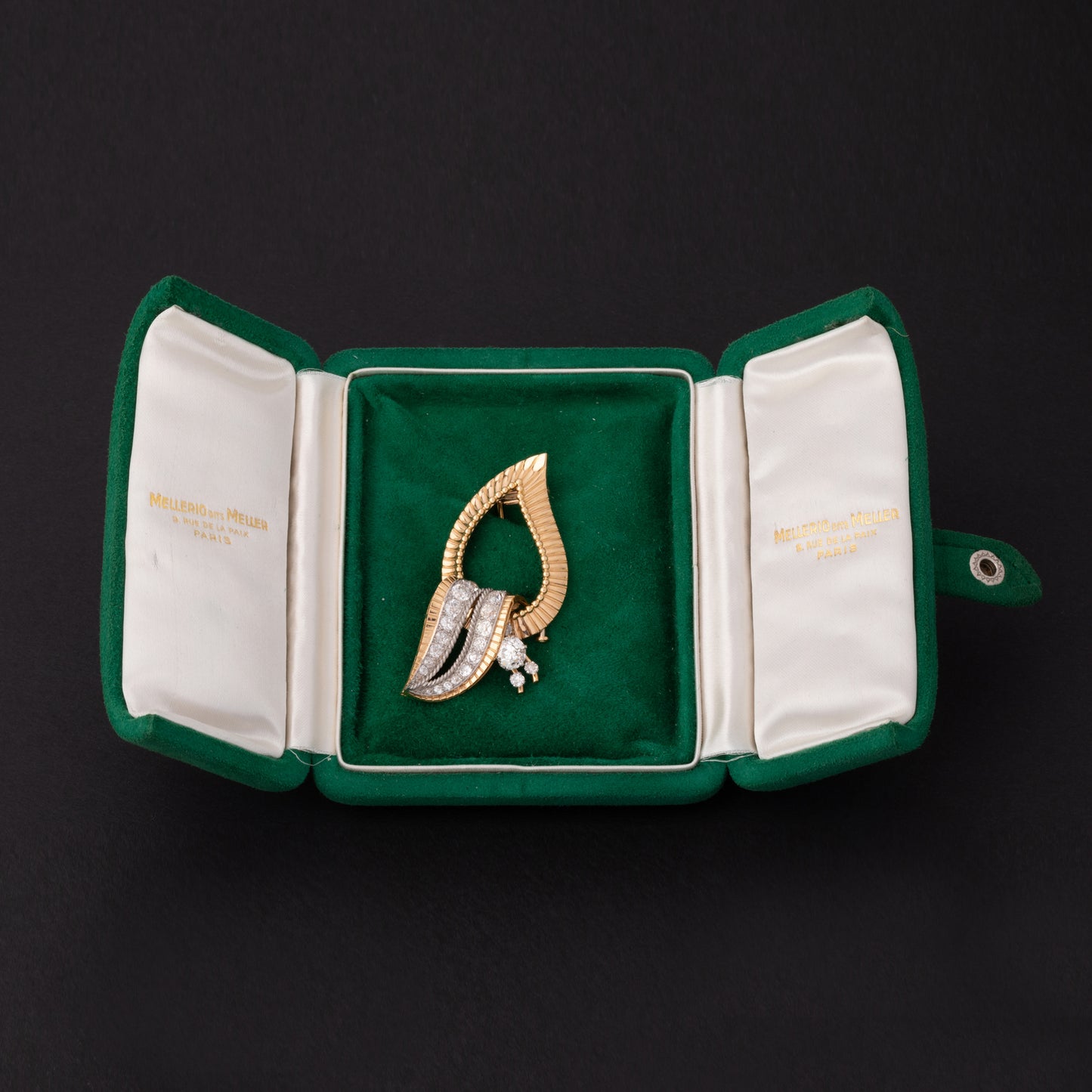 Broche Feuille