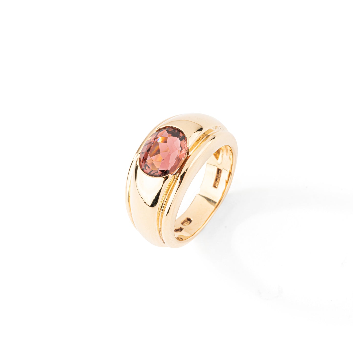 Vintage ring in yellow gold signed BOUCHERON.