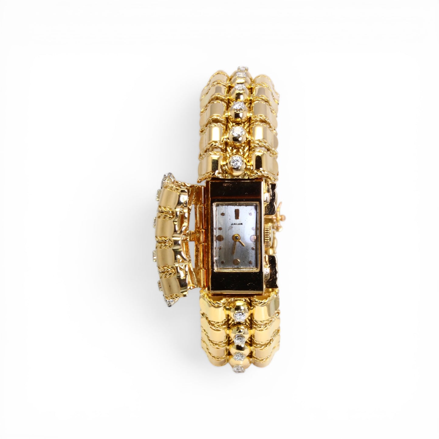 LACLOCHE Bracelet - Montre en or jaune et diamants