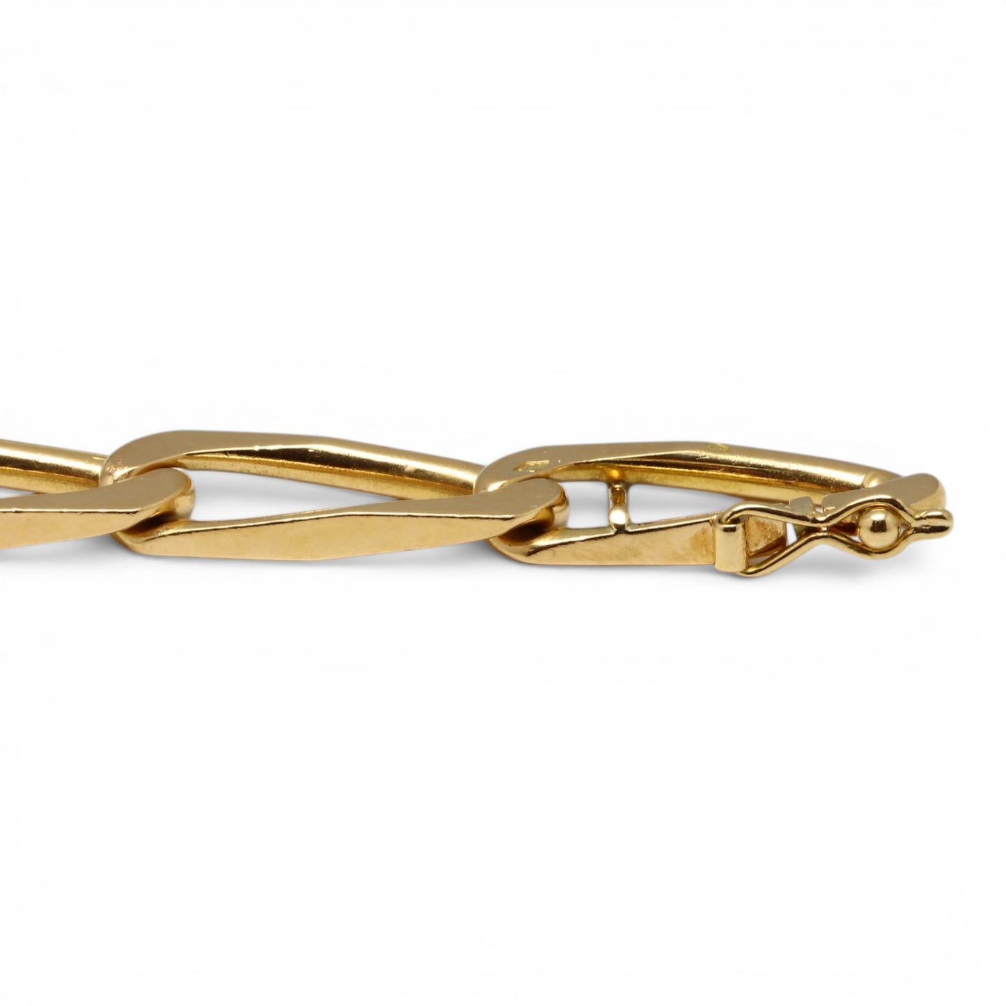 CARTIER Bracelet gourmette en or jaune.