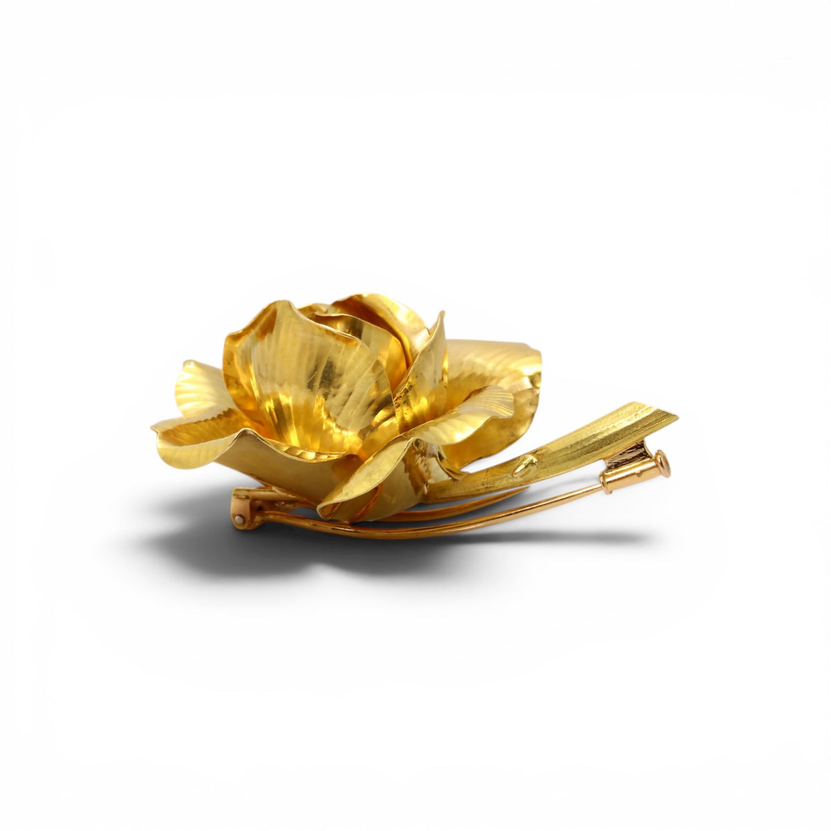 GEORGES LENFANT Broche Rose
