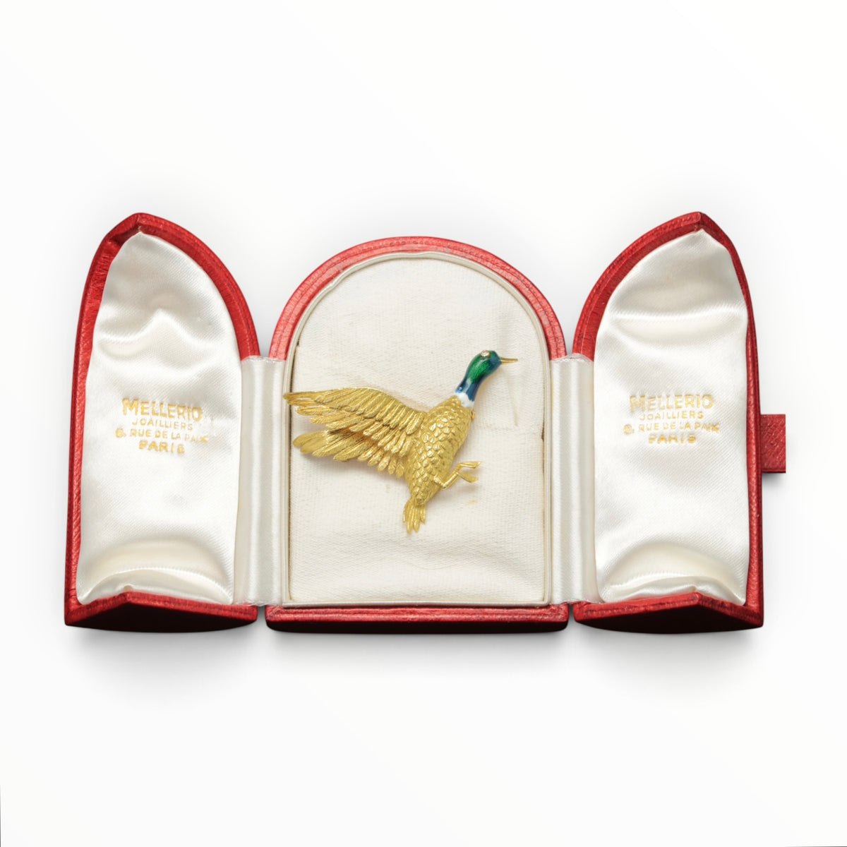 MELLERIO Broche Canard en Or
