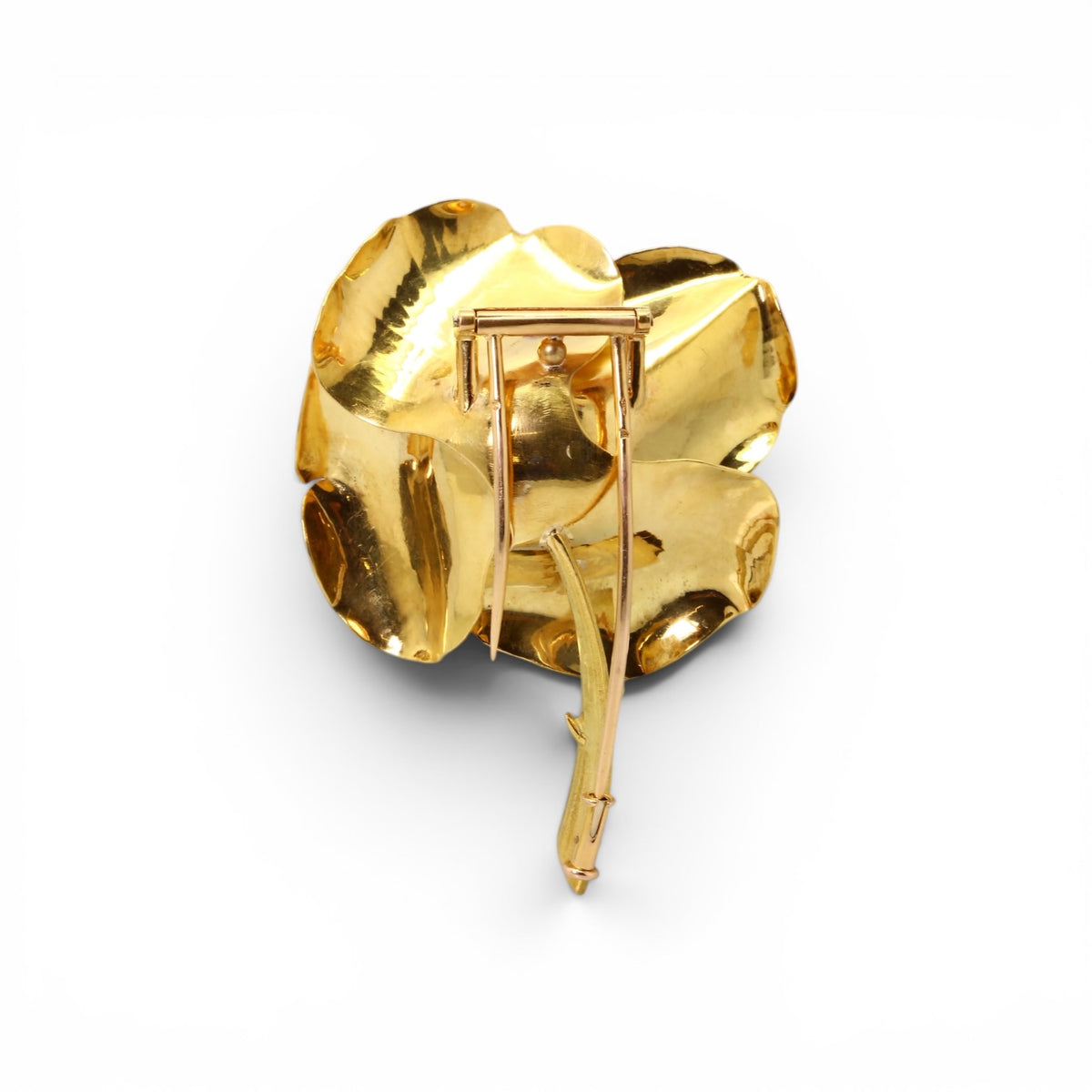 GEORGES LENFANT Broche Rose