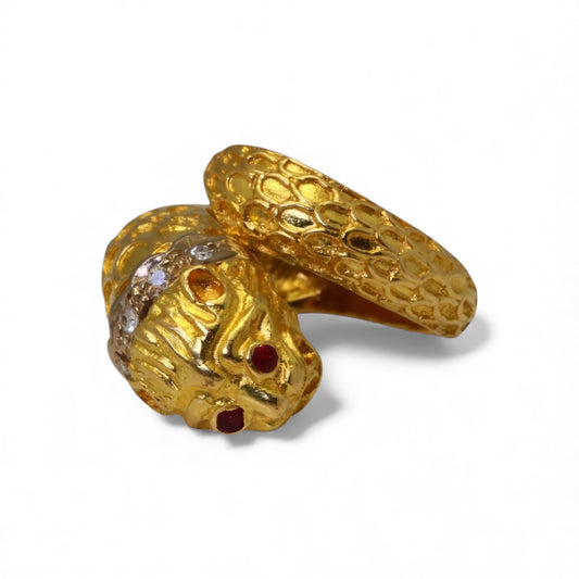 LALAOUNIS bague « Tête de Lion »