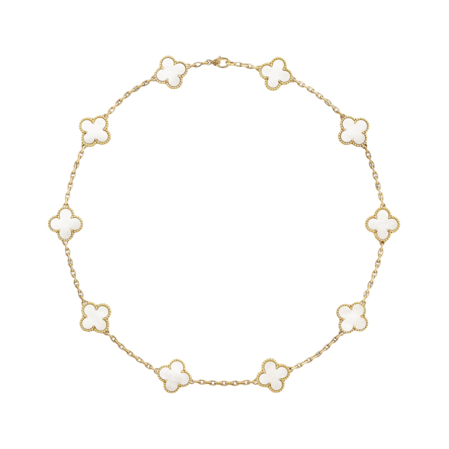 Van Cleef & Arpels Collier Vintage Alhambra 10 motifs